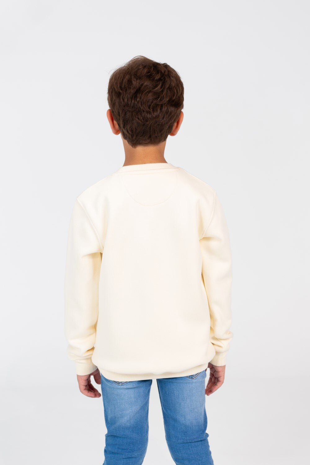 Boy's Printed Sweatshirt With Round Neck