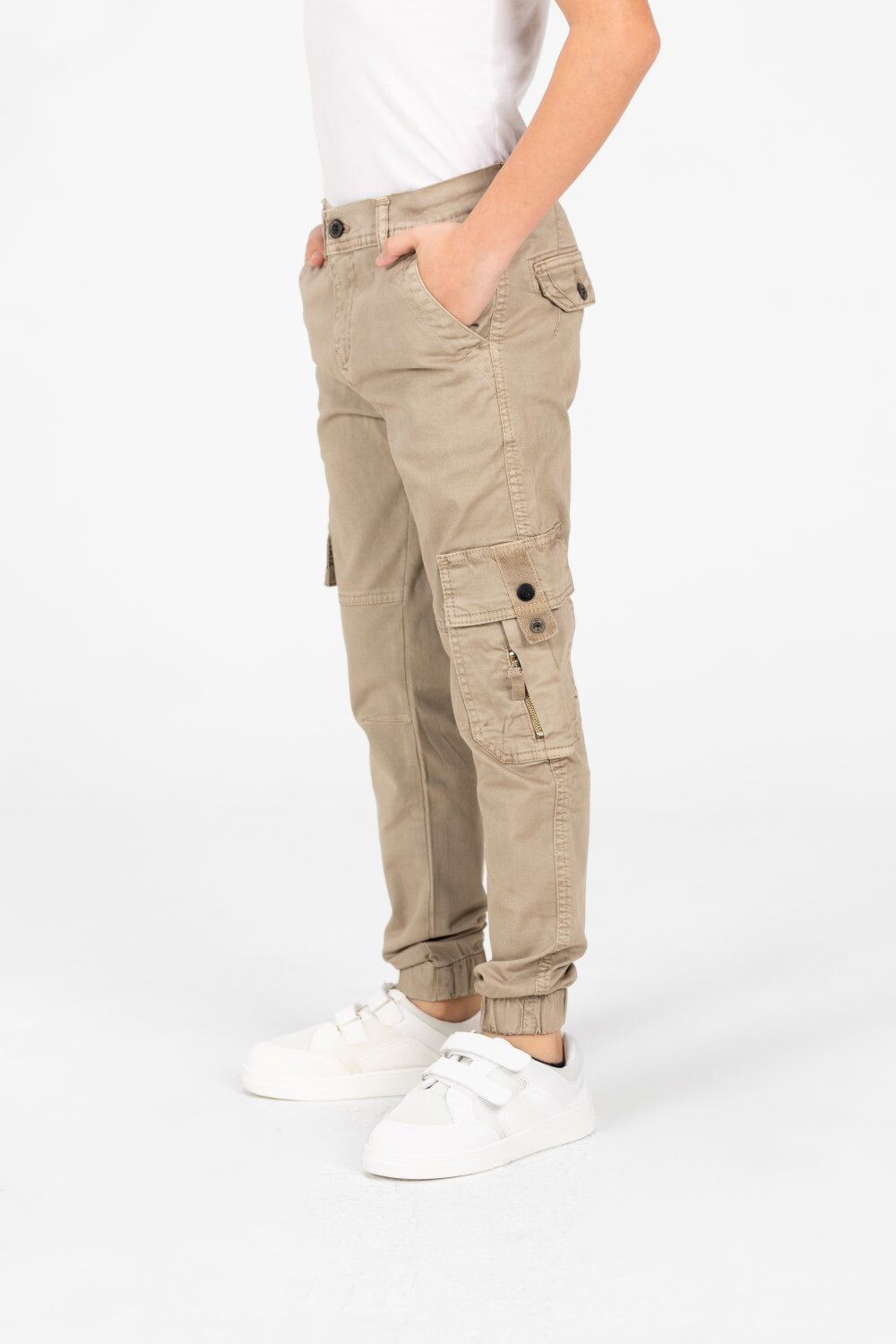 Boy's Gabardine Sherwal Pants With Side Pockets