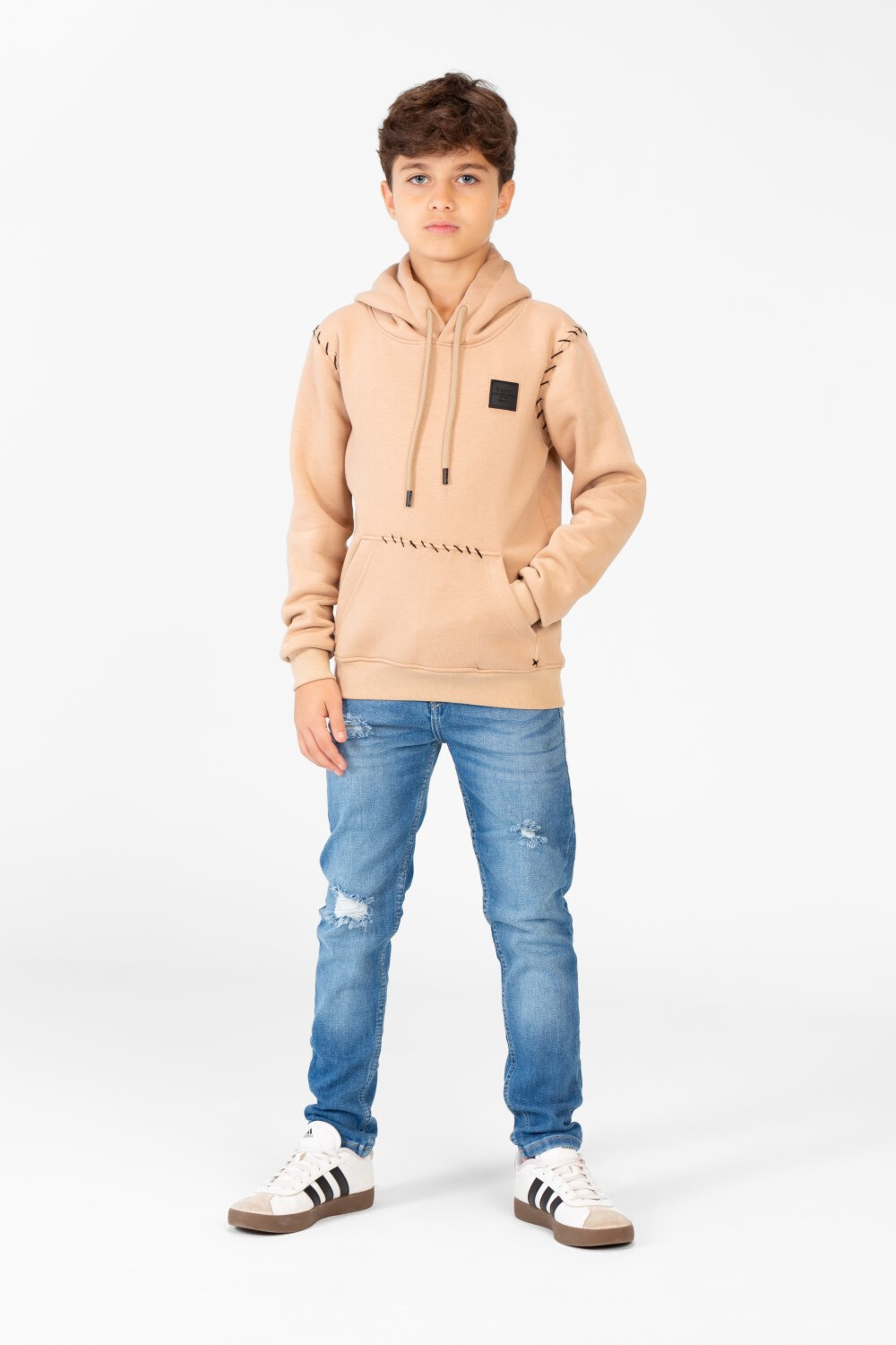 Boy's Comfort Fit Hoodie Sweatshirt With A Front Pocket
