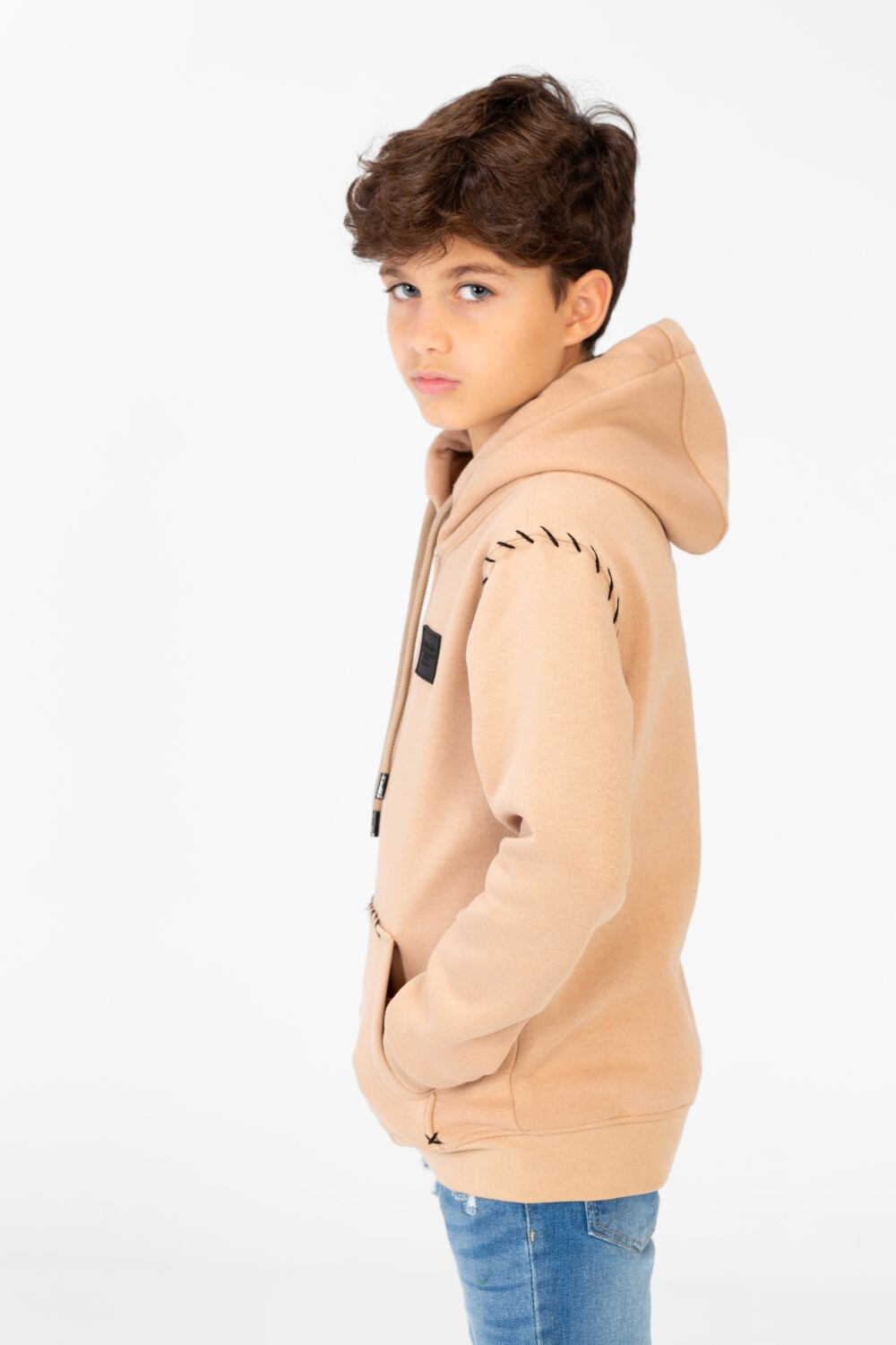 Boy's Comfort Fit Hoodie Sweatshirt With A Front Pocket