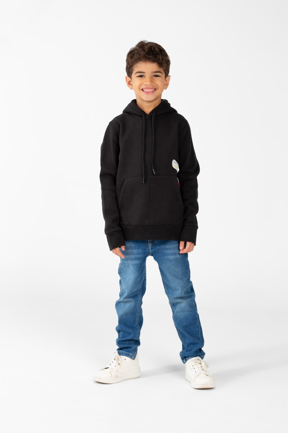 Boy's Hoodie Sweatshirt With Pocket Print And Long Sleeves