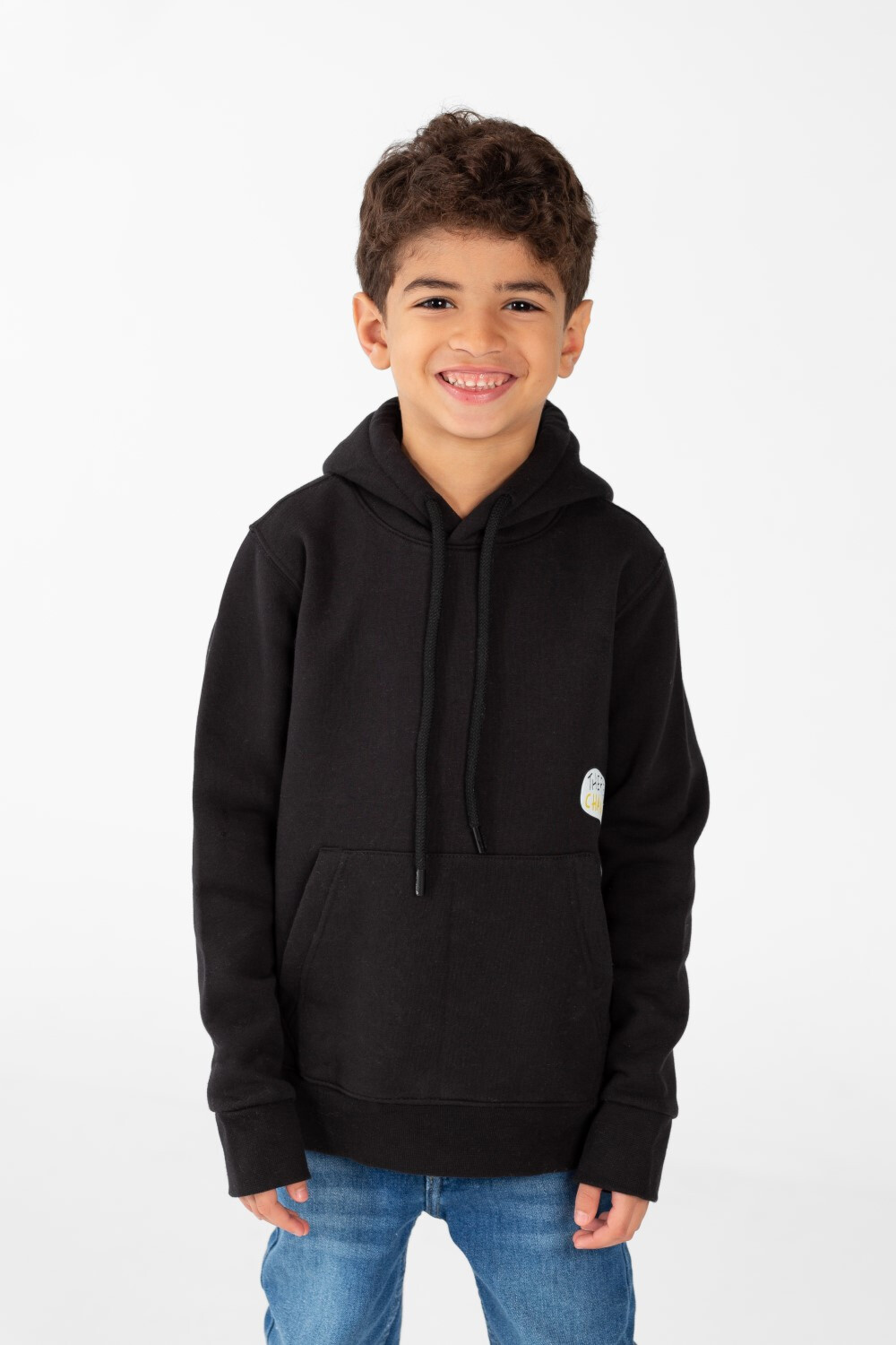 Boy's Hoodie Sweatshirt With Pocket Print And Long Sleeves