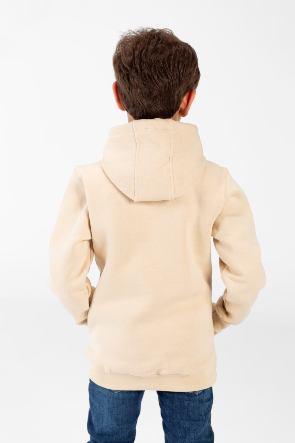 Boy's Hoodie Sweatshirt With Text Print On The Front And Pocket