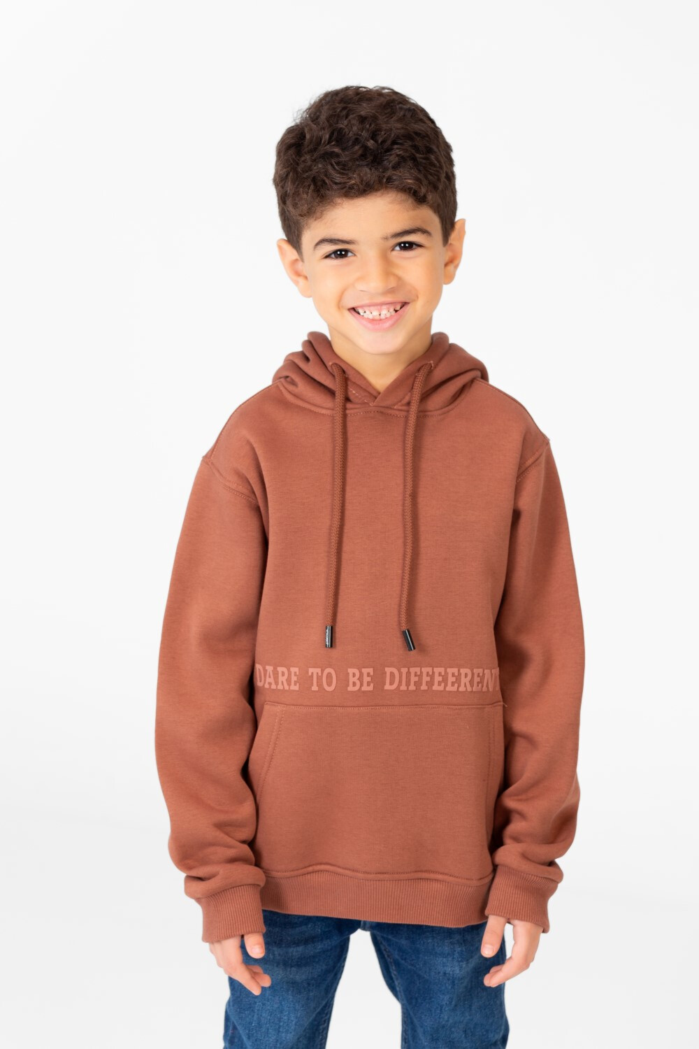 Boy's Hoodie Sweatshirt With Kangaroo Pocket And Long Sleeves
