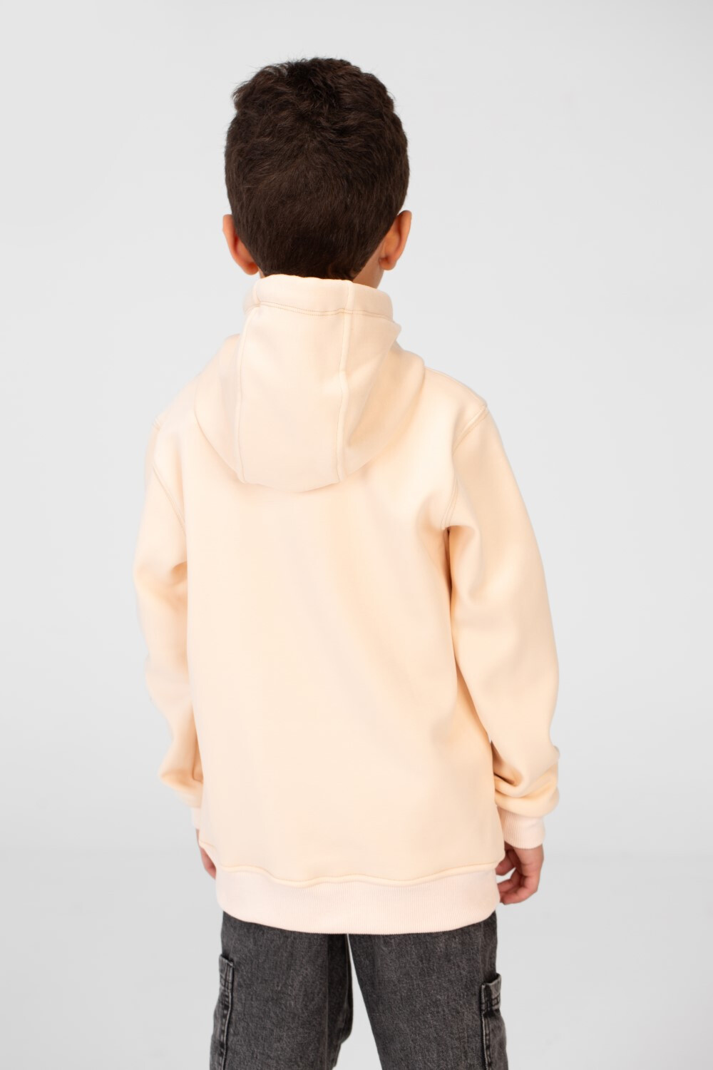 Boy's Hoodie With Kangaroo Pocket In Practical Comfortable Material