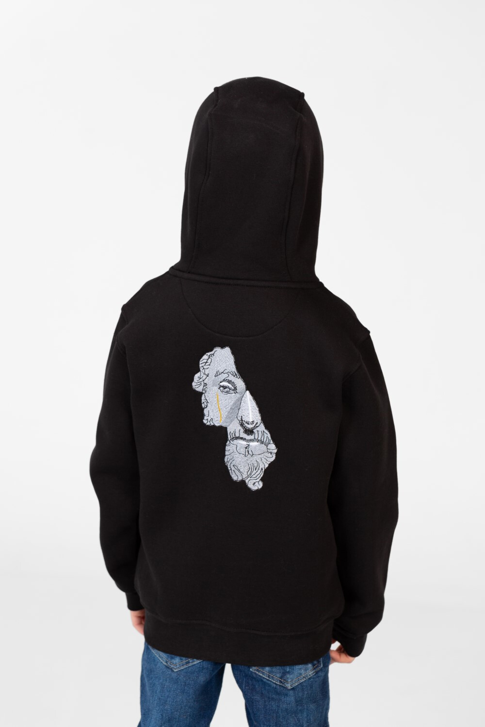 Boy's Hood Sweatshirt With Full Front Zipper