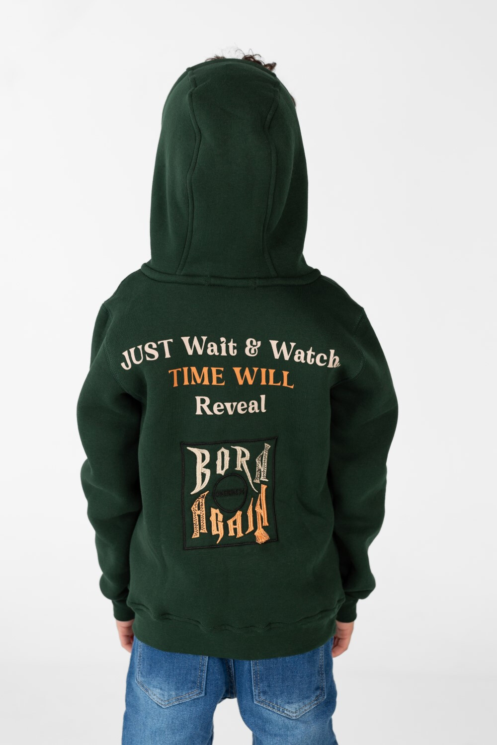 Boy's Sweatshirt With Full Front Zip And Pockets
