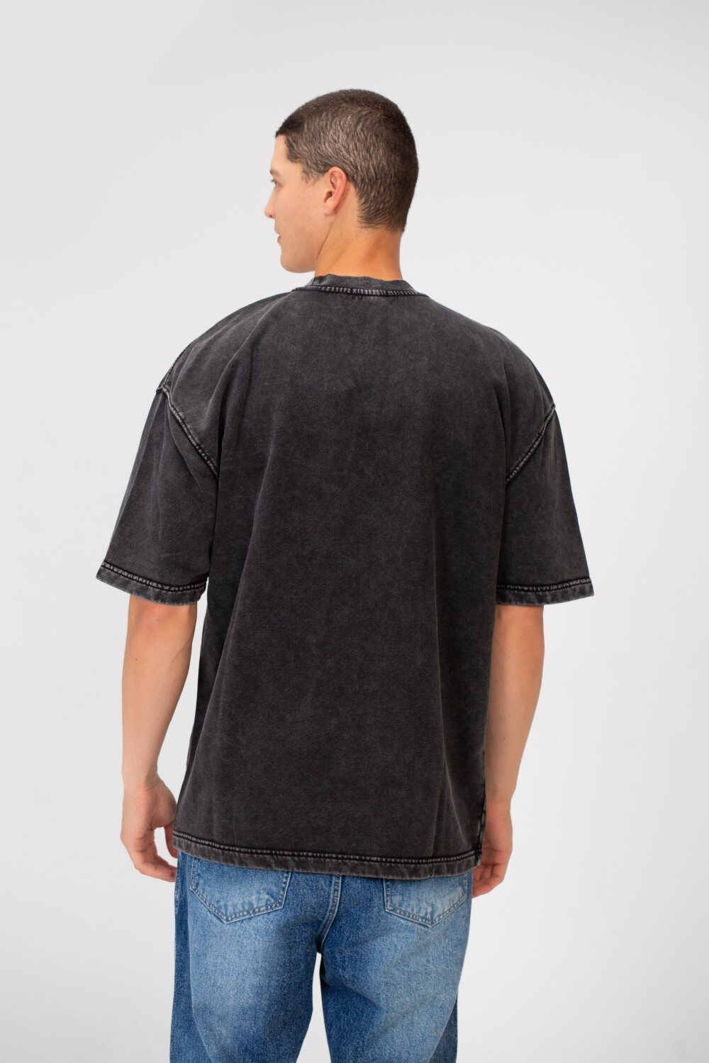 Men's Tomato Basic Short Sleeve Regular Fit Crew Neck T-Shirt