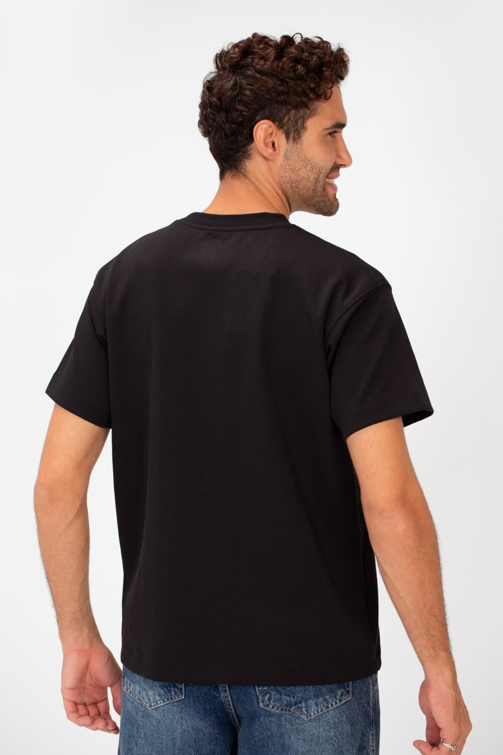 Men's Basic Plain Round Neck Short Sleeve T-shirt
