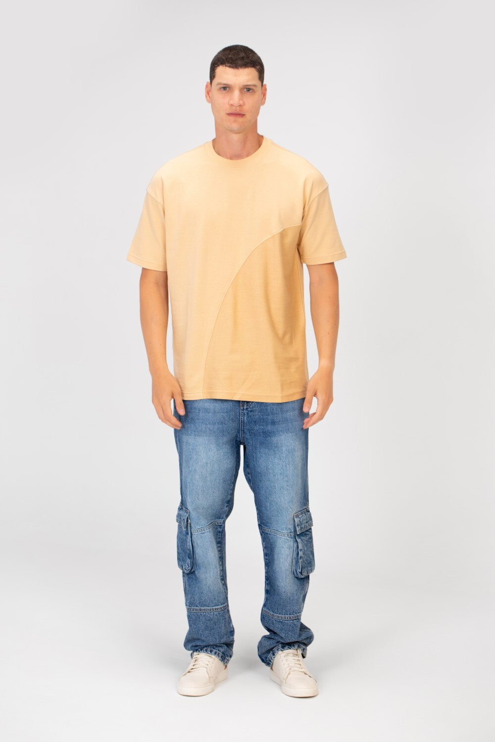 Men's Basic Colors Summer Melton Regular Fit Half Sleeve Crew Neck T-Shirt