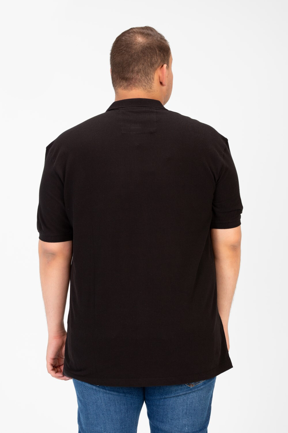 Men's Big Size Basic Half Sleeve Polo T-Shirt