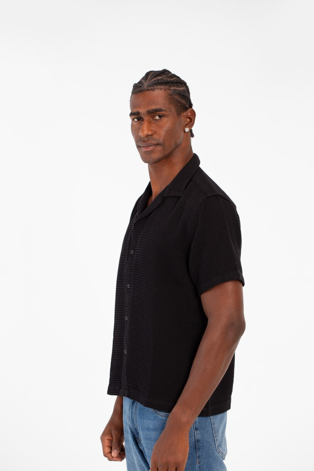 Men's Tomato Basic Slim Fit Modern Half Sleeve Shirt