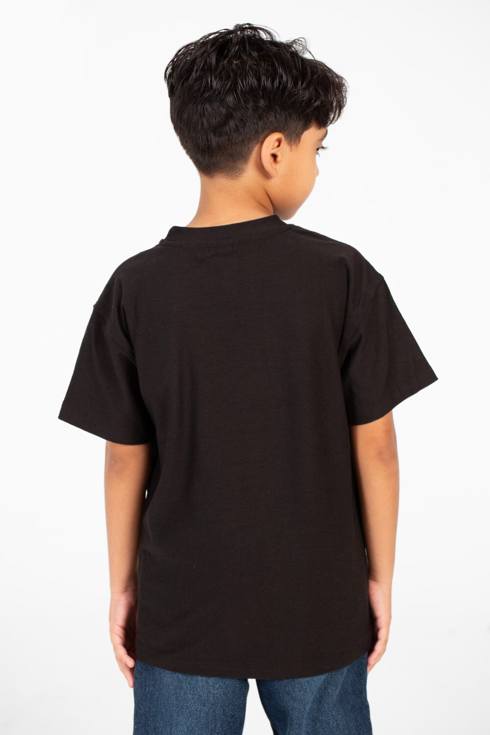 Boy's Short Sleeve Crew Neck T-Shirt In Everyday Basic Colors