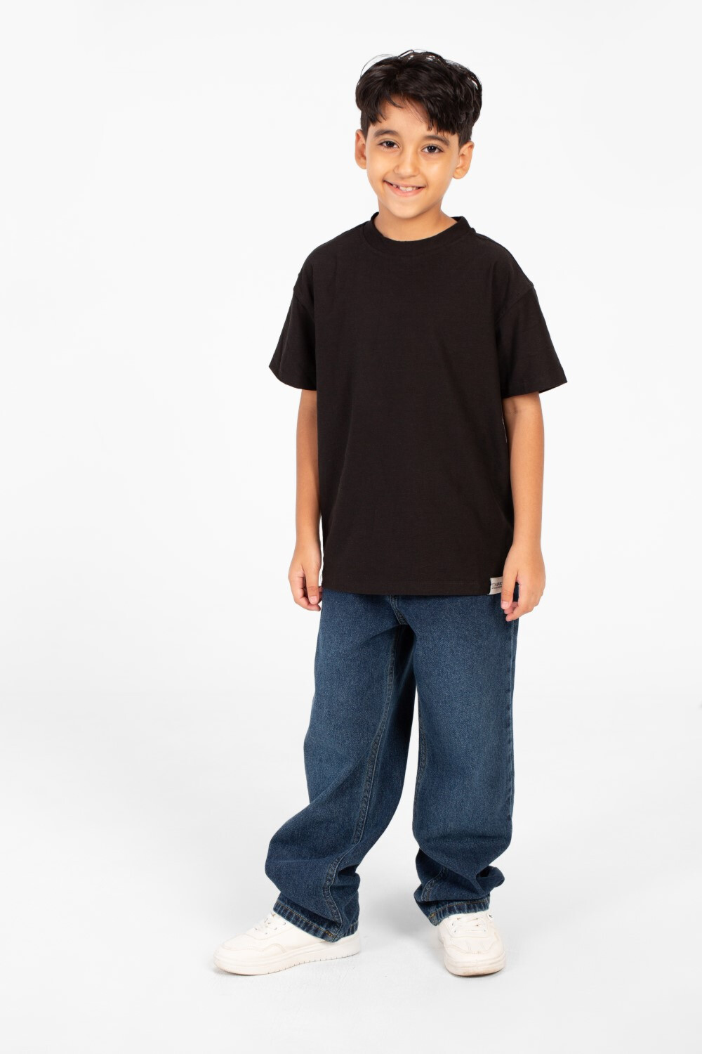 Boy's Short Sleeve Crew Neck T-Shirt In Everyday Basic Colors